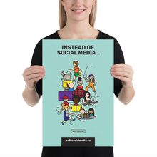 Load image into Gallery viewer, Digital Download: &quot;Instead of Social Media&quot; Posters
