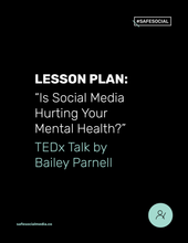 Load image into Gallery viewer, Lesson Plan #1 | TEDx Talk: Is Social Media Hurting Your Mental Health
