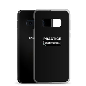 "Practice #SafeSocial" Samsung Phone Cases